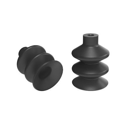 Fipa Bellows vacuum cup diam. 25 mm, NBR black 21.025.153.1